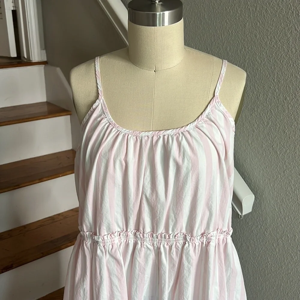Saint & Abel Pink Braddock Stripe Babydoll Chemise​​​​​​​​​ - Picture 2 of 8